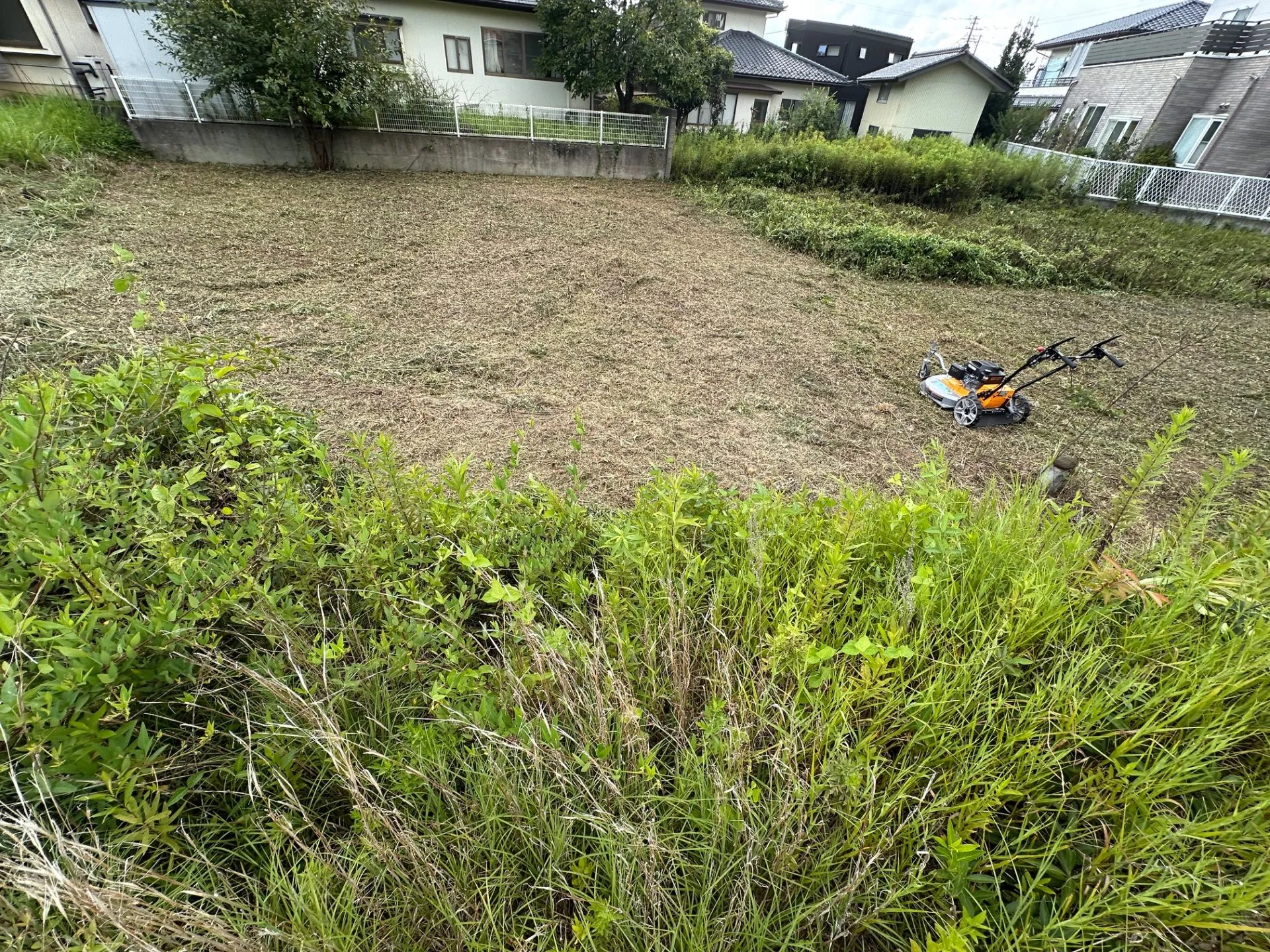 放棄農地600㎡の草刈り